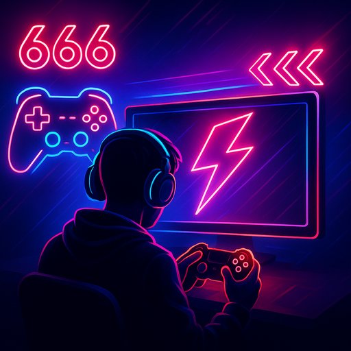 666D blog hero banner featuring bold neon gaming graphics and a dynamic composition. The mood is energetic and modern, inviting readers to explore updates and gaming-news for active players. The design suits dark mode and high-contrast displays.