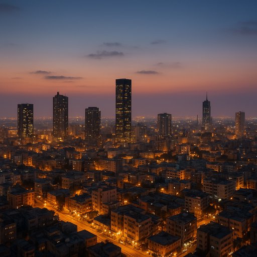 A panoramic view of Karachi cityscape at dusk with warm lights and a clean skyline. The mood is professional, reflecting the Pakistani gaming market for 666D. The image supports the page's legal and trust-focused message.